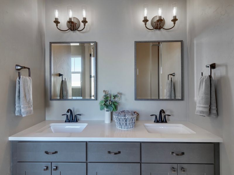 Vanity with Double Sinks